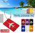 Luggage Tag Aluminum Travel Baggage Suitcase Identity Address Name Label Cards - Red