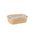 50pcs Eco Friendly Kraft Paper Food Containers Lunch Boxes for Picnic Takeout - 500ml