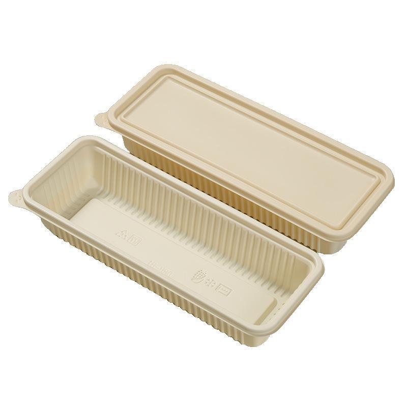 Biodegradable Corn Starch Meal Prep Containers Lids Durable Multi Compartment - A3