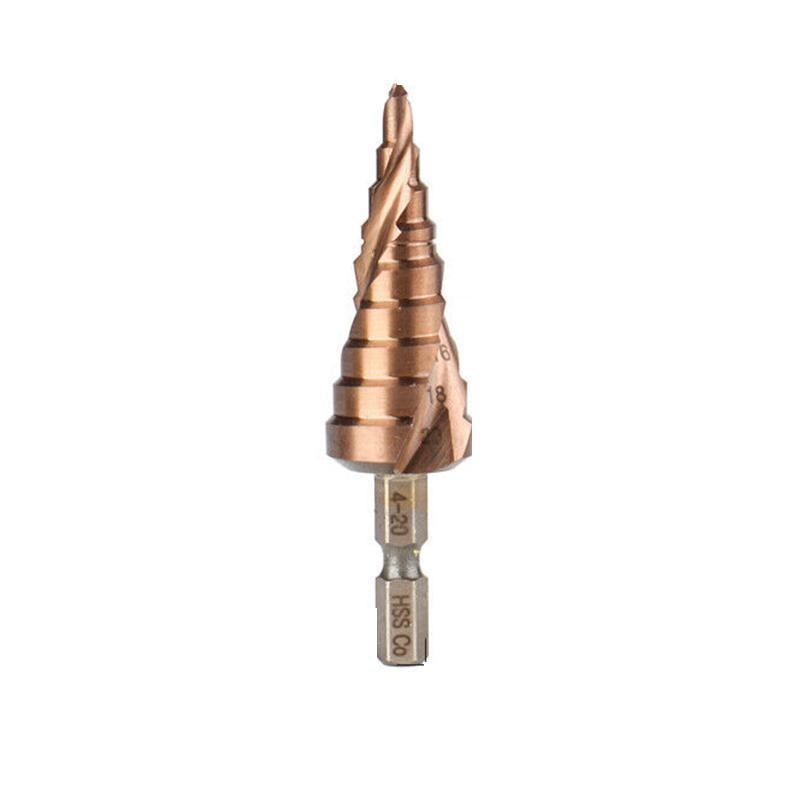 Hss M35 Cobalt Steel Step Cone Drill Bit Hole Saw Cutter 4-12/20/32Mm 5-21/27Mm - M35 Co 4-32mm