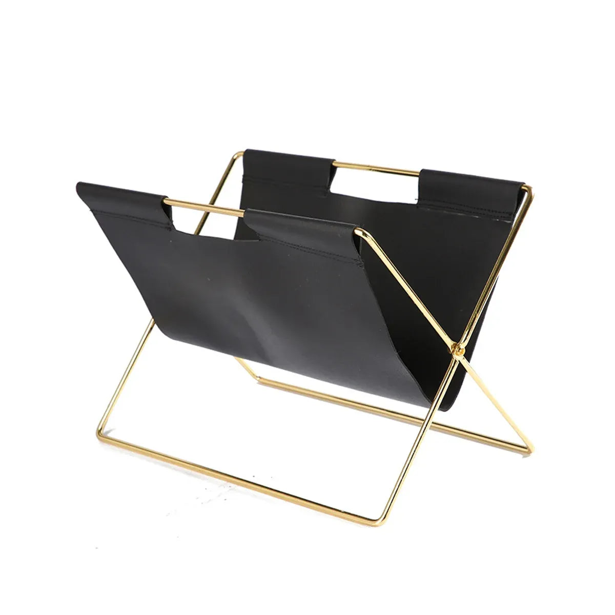 Minimalist Foldable Magazine Rack Easy to Storage Durable for Home Living Room