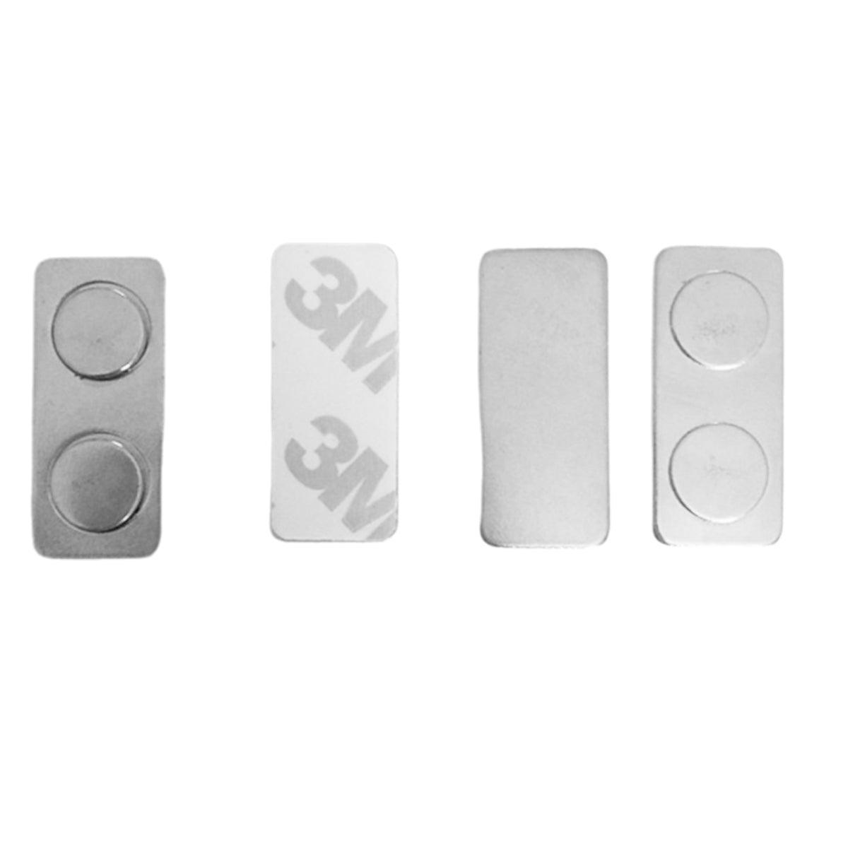 10x Magnetic Name Badge Tag Fastener Attachment Self Adhesive Strong Magnet NEW