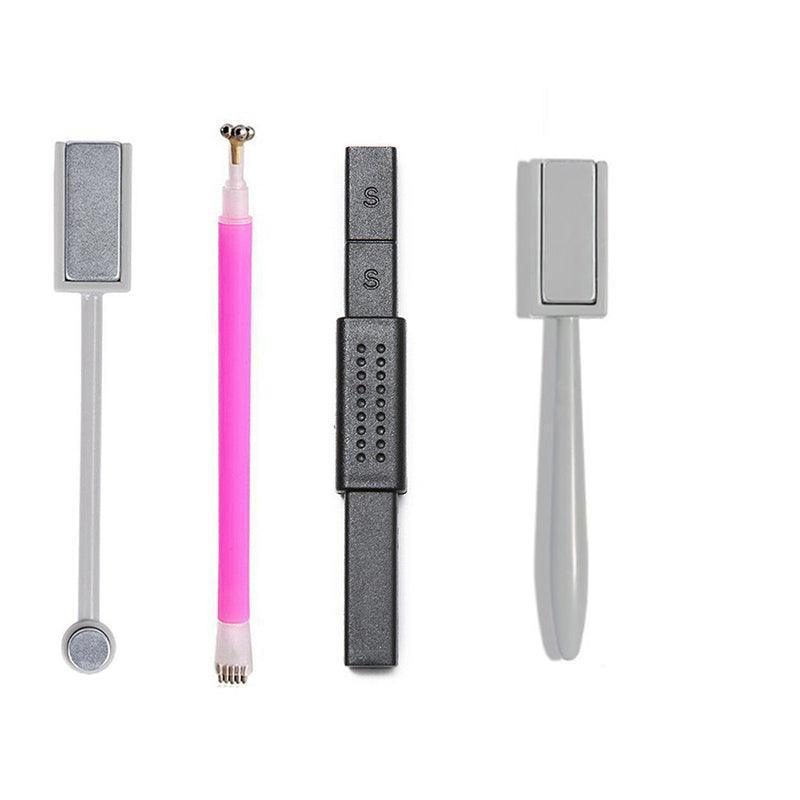 Nail Art Cat Eye Effect Stick for UV Gel Polish Design Tool for Manicure Styling Use - 1PC Multifunction