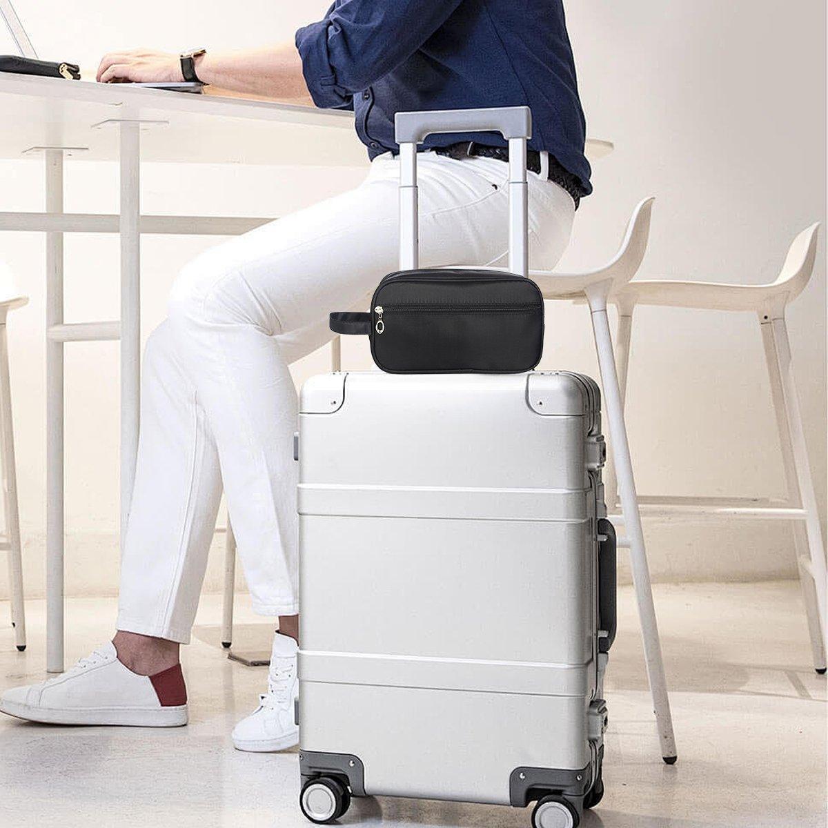 Large Capacity Portable Travel Cosmetic Bag for Men Outdoor Storage 3 Colours - Black