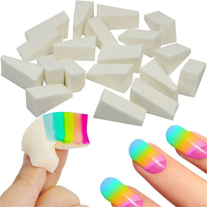 5/10 Makeup Sponge Cosmetic Wedges Nail Art Blend Foundation Contour Facial Puff - 5PCS