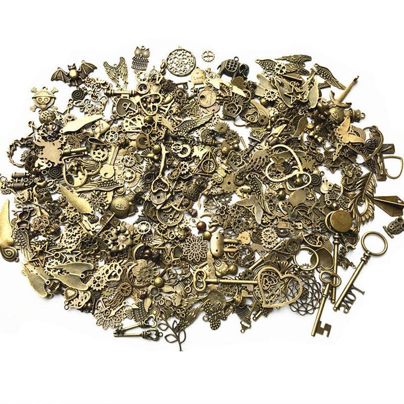 Bulk Tibetan Silver Mixed Charms Pendants For Jewelry Diy Making Craft Findings - Silver