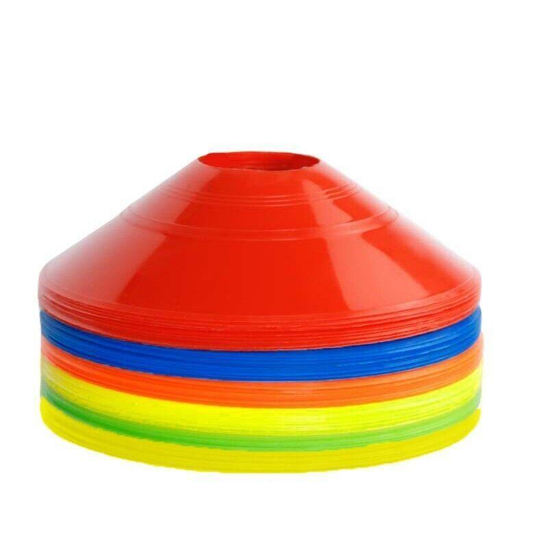 60 Pack Sports Training Discs Markers Cones Soccer Rugby Fitness Exercise