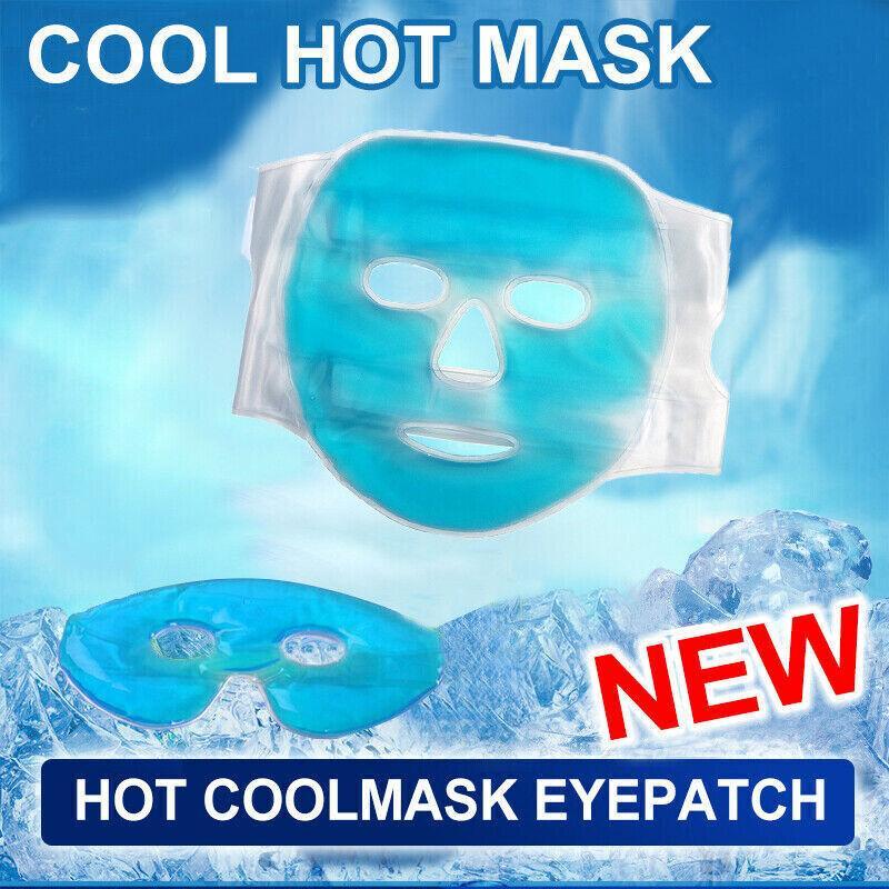 Cooling Mask/Eyepatch Hot Cold Gel Pack Beauty Relax Medical Facial Skin Care Au - Mask+Eyepatch