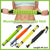 Muscle Roller Stick Full Body Fitness Massage Tool for Home and Gym Use - Green