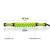 Muscle Roller Stick Full Body Fitness Massage Tool for Home and Gym Use - Green