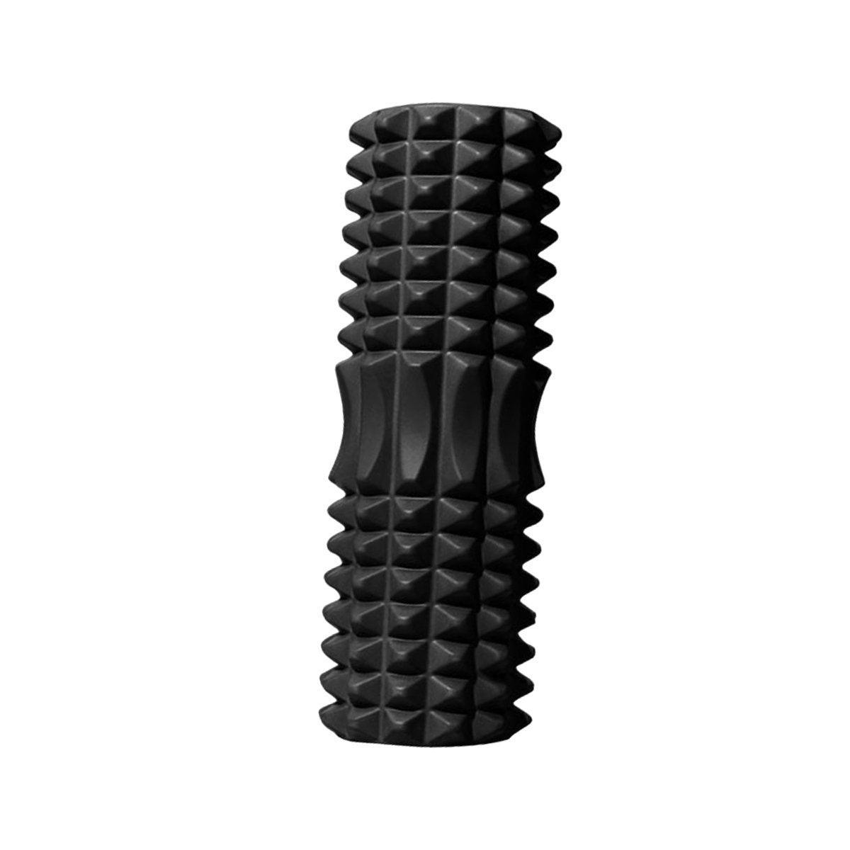 High Density EVA Foam Roller Yoga Massage Stick for Fitness - Crescent Style Blue-33cm
