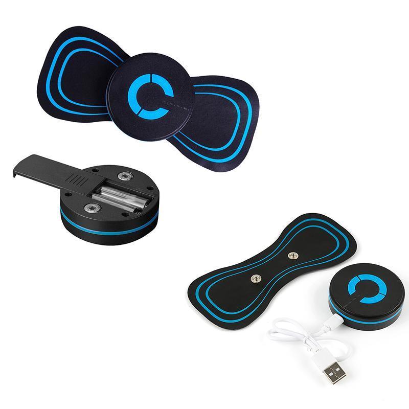 Pulse Tens Unit EMS Massager Back Full Body Muscle Stimulator Pain Relief Device - Battery