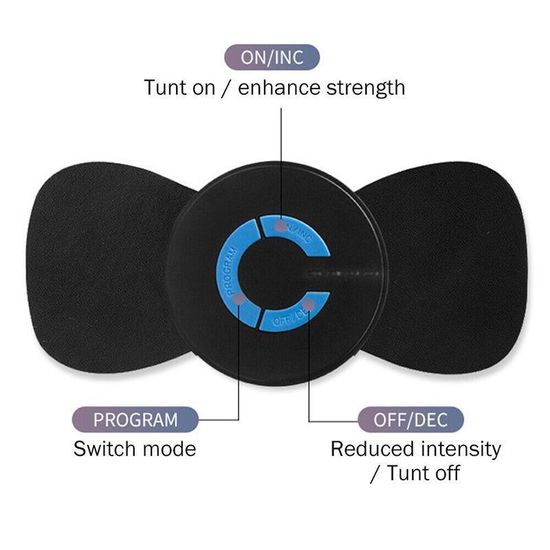 Pulse Tens Unit EMS Massager Back Full Body Muscle Stimulator Pain Relief Device - Battery