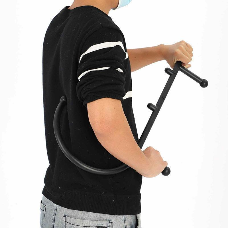 S Shaped Self Massage Tool with Trigger Point Handles for Back and Body Relaxation