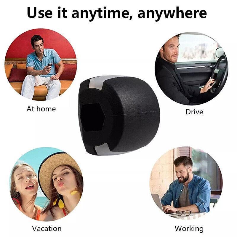 Anti-Age Toning Neck Facial Toner Jaw Exerciser Fitness Face Muscle Jawzrsize Au - Blue