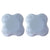 2pcs Thick Yoga Kneeling Mat Knee Cushion for Elbow Support Gym Workout Pad - Blue