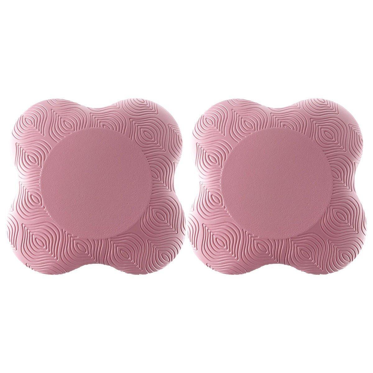 2pcs Thick Yoga Kneeling Mat Knee Cushion for Elbow Support Gym Workout Pad - Blue