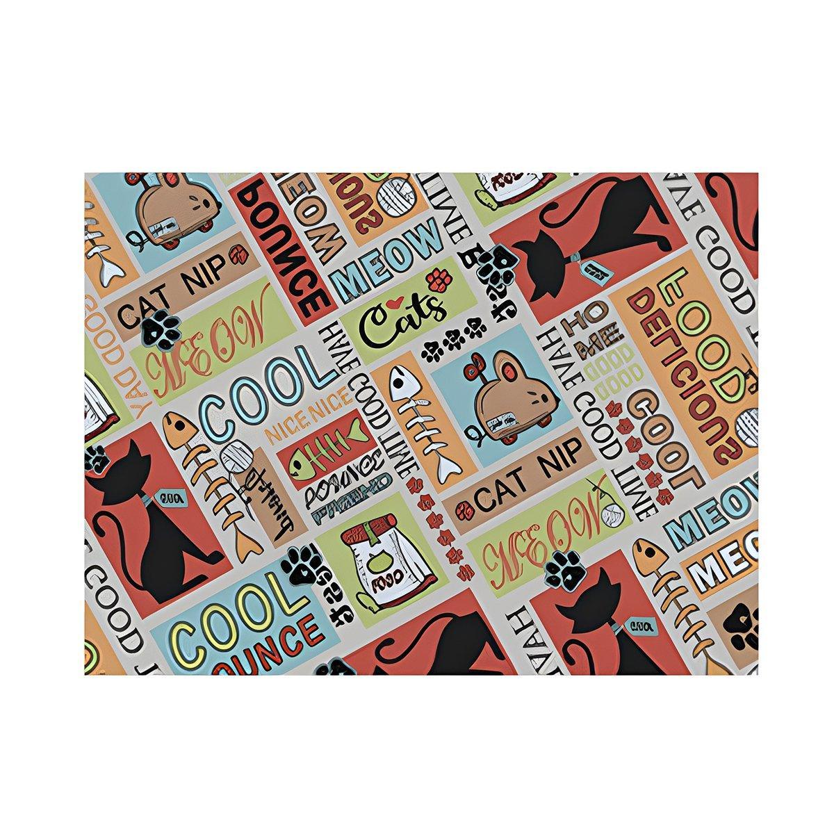 Waterproof Pet Floor Mat Carpet For Dog Cage Feeding Area Anti Slip Washable - Dog-Brown