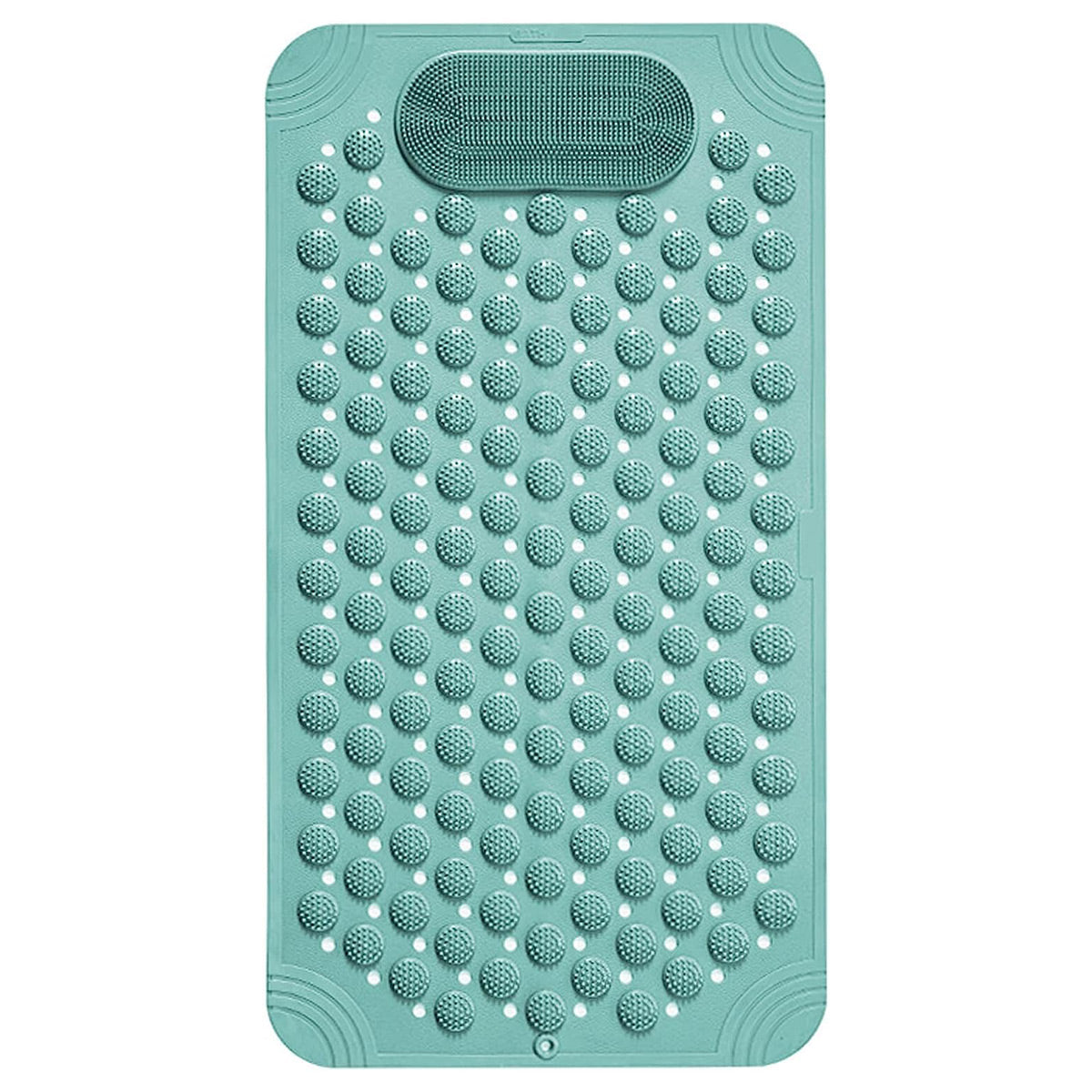 Non Slip Floor Pad Bathroom Tub Mat Bath Shower Mat with Round Massage Point - Pink