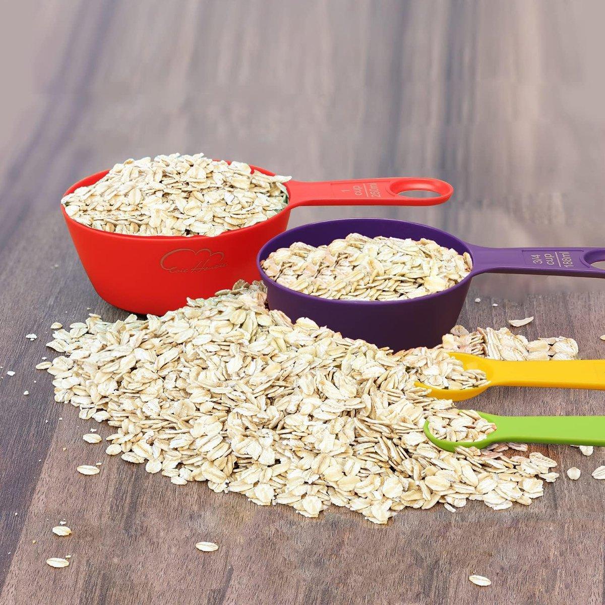 12PCS Plastic Measuring Spoon and Cup Set Baking Tools for Cake Milk Powder