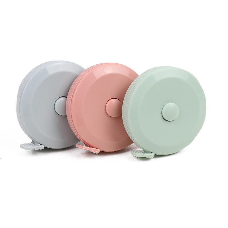 Retractable Tailor Tape Measure 150cm Soft Body Measuring Sewing Ruler - Pink