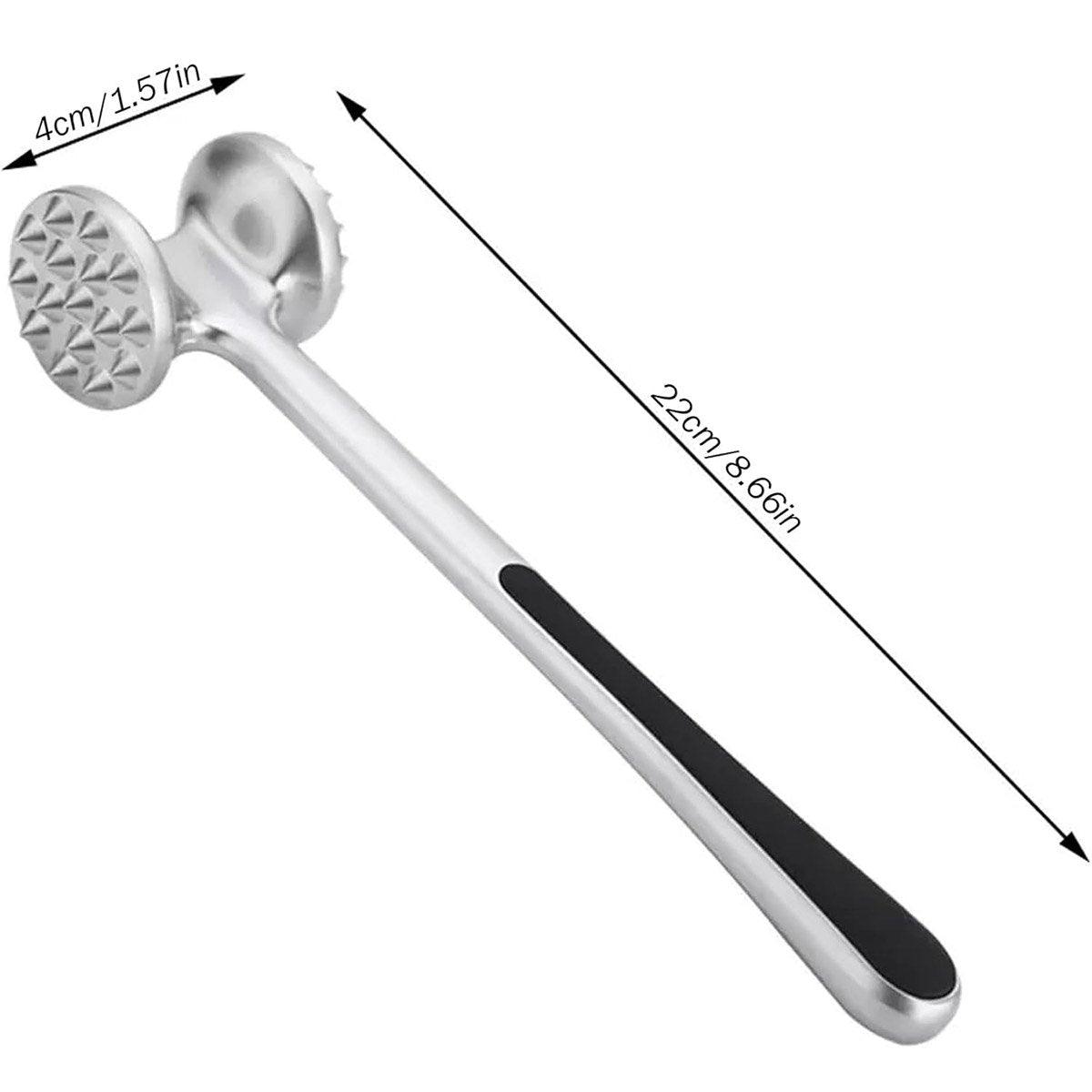 Meat Hammer Kitchen Tenderizing Beating Tool Double Sided Loose Meat Hammer