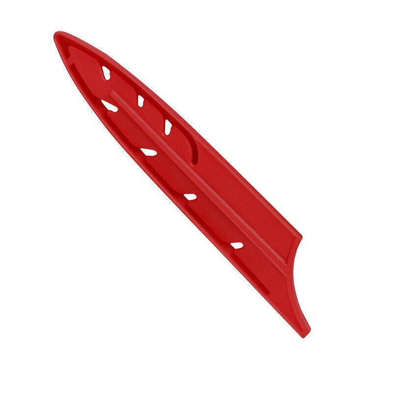 Plastic Knife Sheath Edge Guard Cover Scabbard Slicing Blade Red Protector Chef - Meat Scabbard-8in