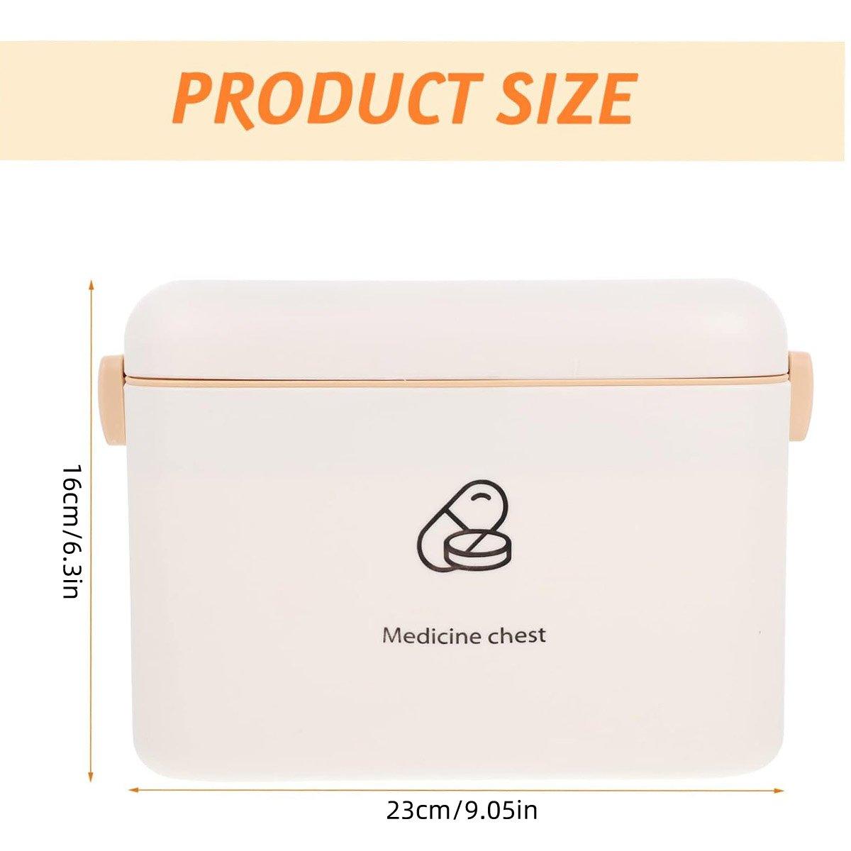 Medicine Cabinet Household Organizer Storage Emergency First Aid Kit Organizer