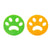 2/4PCS Pet Hair Remover Cat Fur Dog Hair Lint Catcher From Laundry Washing Machine - 2xFlower (Yellow+Green)