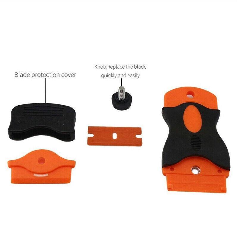 1X Plastic Razor Blade Paint Glue Adhesive Scraper Blades Cleaner Tools
