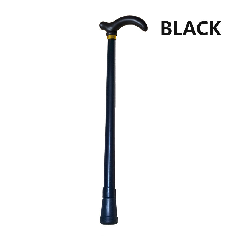Metal Walking Stick Travel Retractable Cane Pole Compact Adjustable Lightweight - Silver