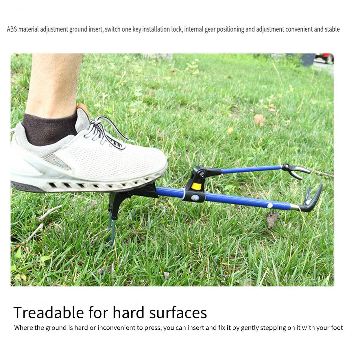 Bracket Fishing Rod Holder Multi Functional Rod Stand for Fishing and Outdoors - Blue-170cm