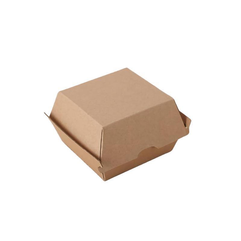 UP To 250PCS Cardboard Hot Dog Box - Brown Corrugated Kraft - Plain - CB8-200PCS
