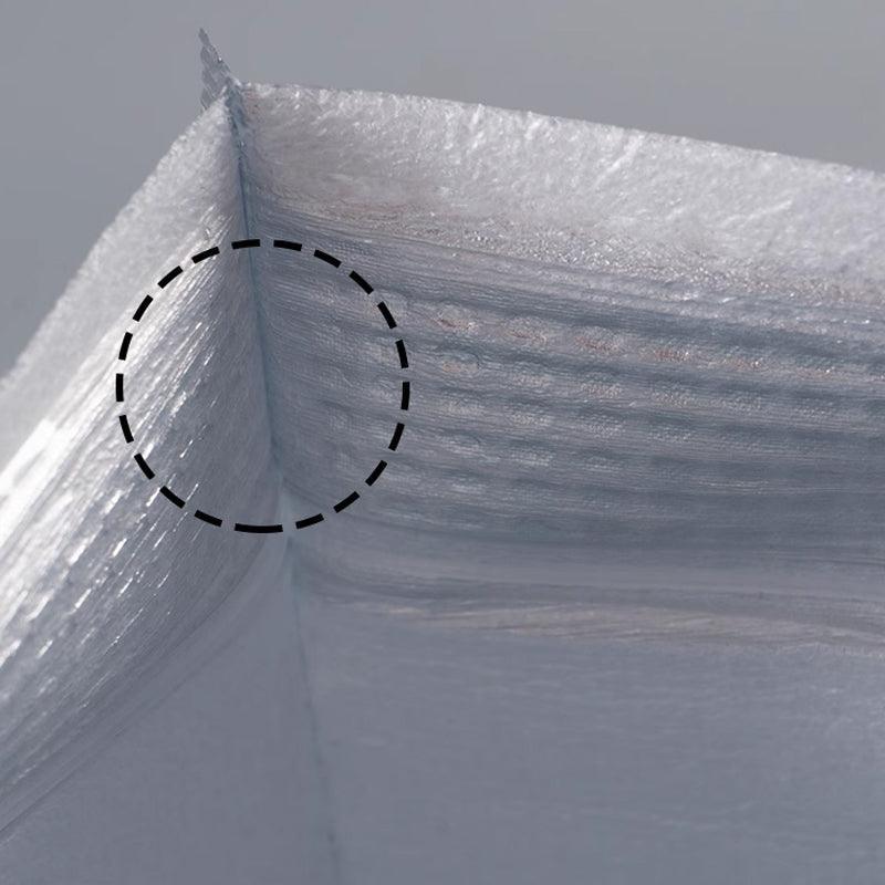 100Pcs Aluminum Foil Insulated Food Storage Bags for Thermal Cooling - 30*40CM-100PCS