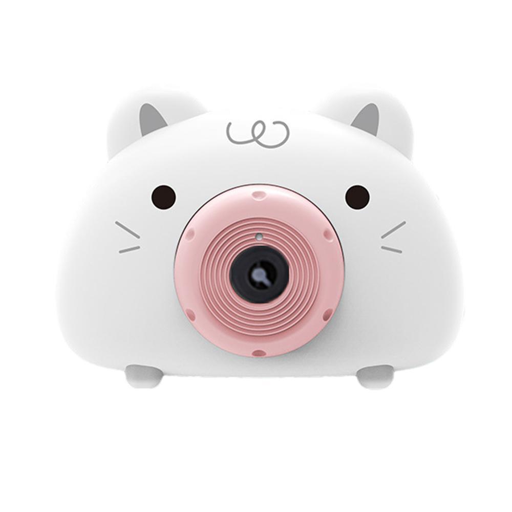 Acousto Optic Bubble Machine Camera Animal-Shaped With Light Music Toy Gift - Bear