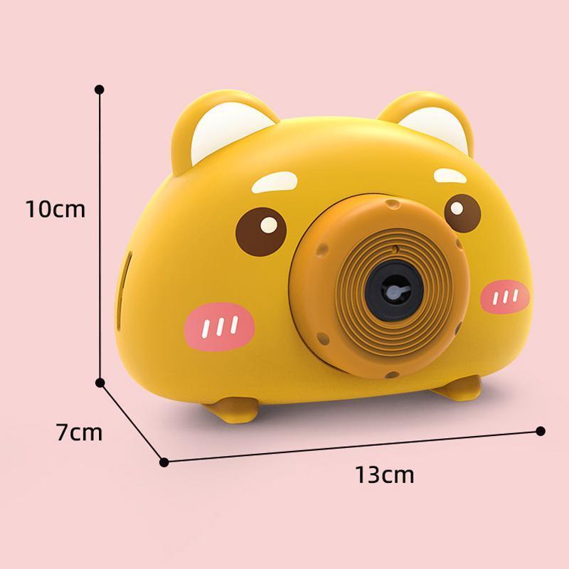 Acousto Optic Bubble Machine Camera Animal-Shaped With Light Music Toy Gift - Mouse
