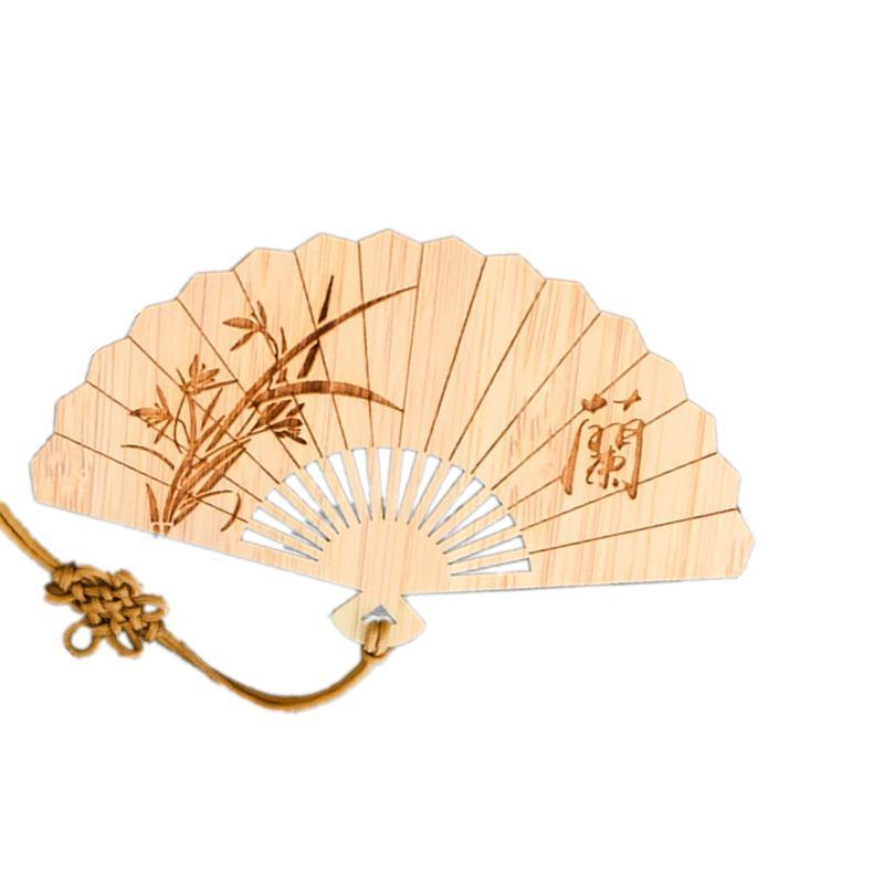 Chinese Style Bass Book Folder Book Clip Bamboo Bookmark Guitar Bookmark Lable - Pipa - Lan