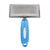 L Size Hair Shedding Grooming Trimmer Comb Brush Slicker Undercoat Rake Pet Dog Cat - Red