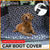 Large Waterproof Pet Travel Hammock Rear Car Cover Nonslip Design for Dogs and Cats