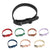 PVC Dog Collar Working Dog Kennels Waterproof Soft Adjustable for Pets M Size - Coffee