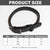 PVC Dog Collar Working Dog Kennels Waterproof Soft Adjustable for Pets M Size - Coffee