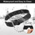 PVC Dog Collar Working Dog Kennels Waterproof Soft Adjustable for Pets L Size - Coffee