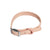 PVC Dog Collar Working Dog Kennels Waterproof Soft Adjustable for Pets M Size - Apricot