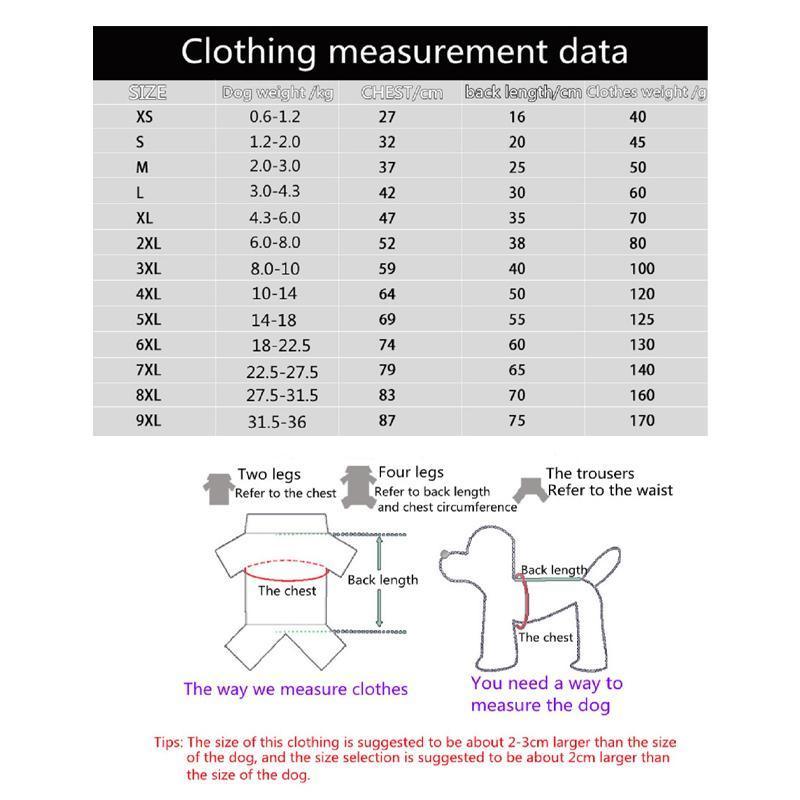 Pet Dog Clothes Hoodie Warm Winter Jumper Puppy Cat Clothing Coat Jacket Shirt - 2XL