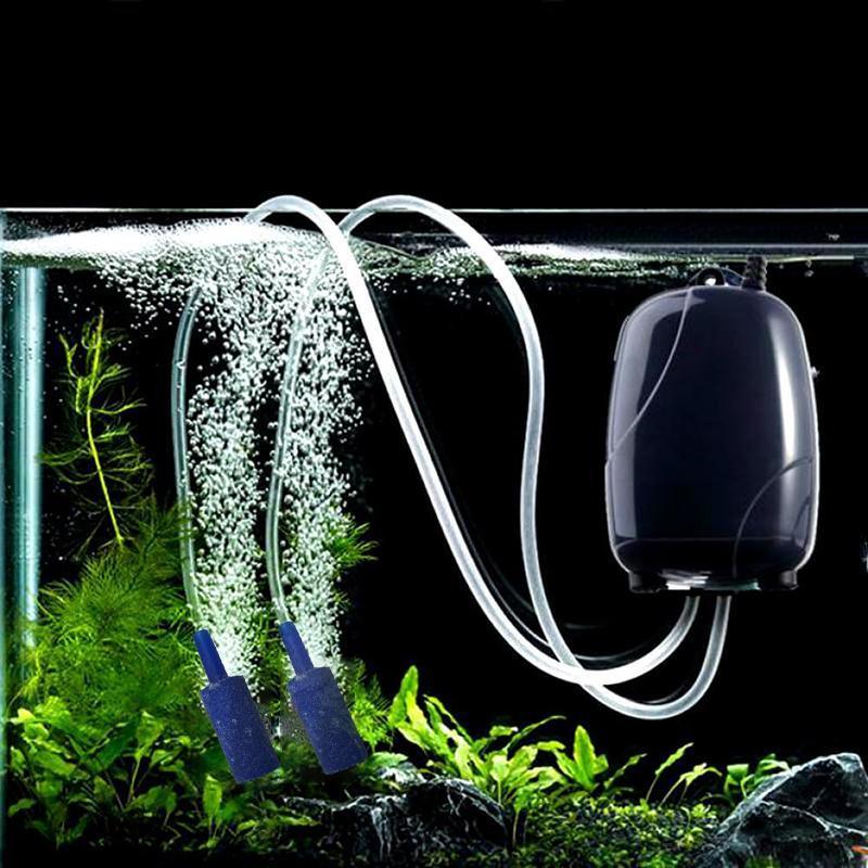 Quiet Fish Tank Oxygen Air Pump Aquarium Aerator Adjustable Airflow Fish Supply