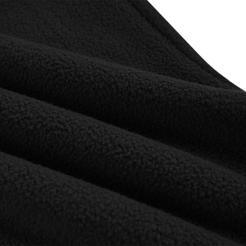 Dog Puppy Hoodies Jacket Solid Coat Pet Winter Soft Warm Clothes S-5XL Black - 5XL
