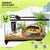 E27 Reptile Heat Lamp UVA UVB Turtle Lizard Heating Light with Clip - 25W Bulb + Black Holder