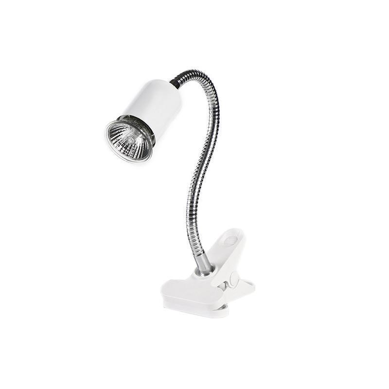 E27 Reptile Heat Lamp UVA UVB Turtle Lizard Heating Light with Clip - 25W Bulb + Black Holder