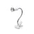 E27 Reptile Heat Lamp UVA UVB Turtle Lizard Heating Light with Clip - 50W Bulb + White Holder