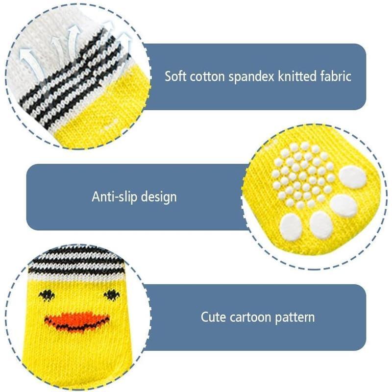 Dog Socks Non-Slip Grip Slip Anti-Slip - Puppy Cat Pet Shoes Slippers M Size - Water green ripples